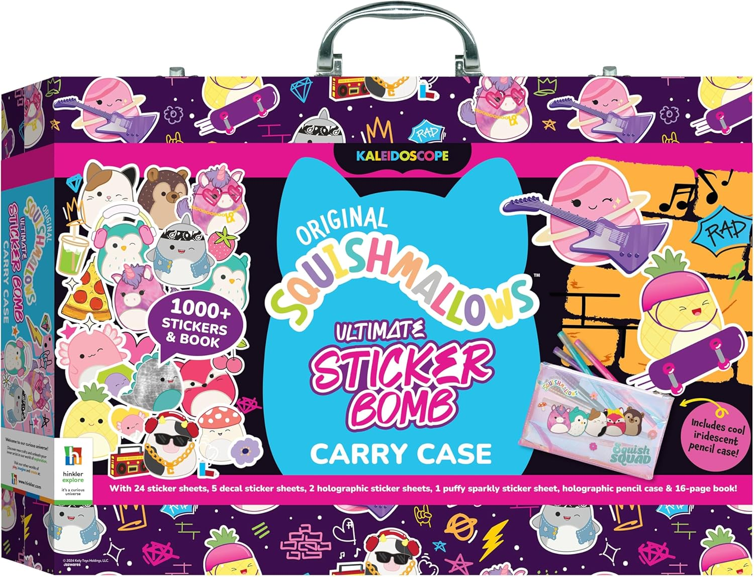 Kaleidoscope Squishmallows Ultimate Sticker Bomb Carry Case - Hundreds of Stickers, Pencil Case, and Activity Book image number 3
