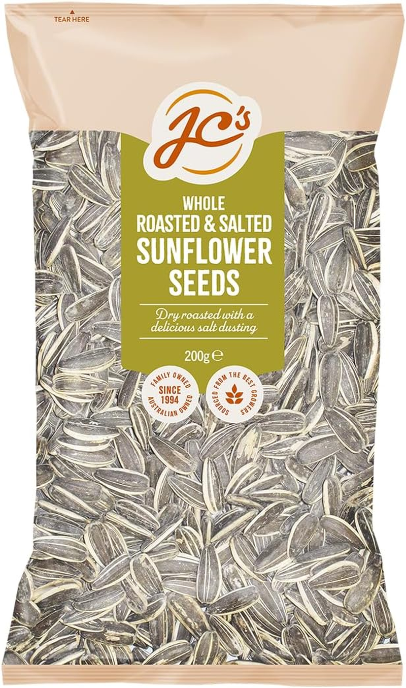J.C.'S Quality Foods Roasted & Salted Sunflower Seeds 200G image number 1