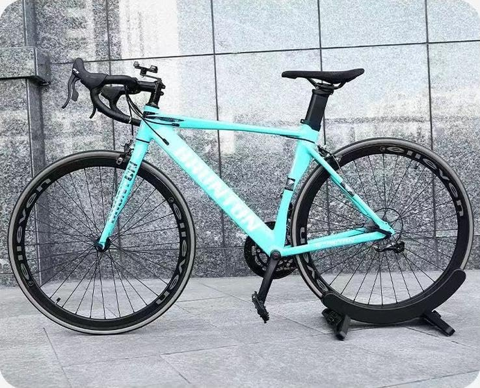 Bike Stand Bike Storage Rack, Adjustable Organizer Bicycle Floor Stand Bicycle Parking Rack for Indoor Mountain Road Bikes (Black) image number 3