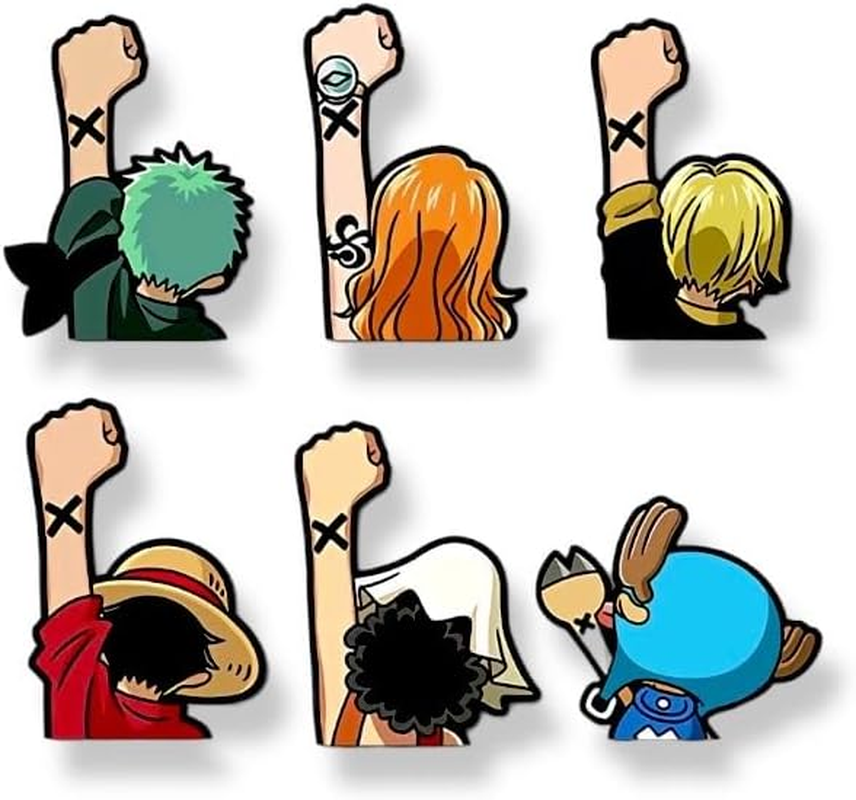 One Piece Car Stickers and Decals - Anime Vinyl Reflective Waterproof Wall Decals for Cars (ARABASTA L) image number 3