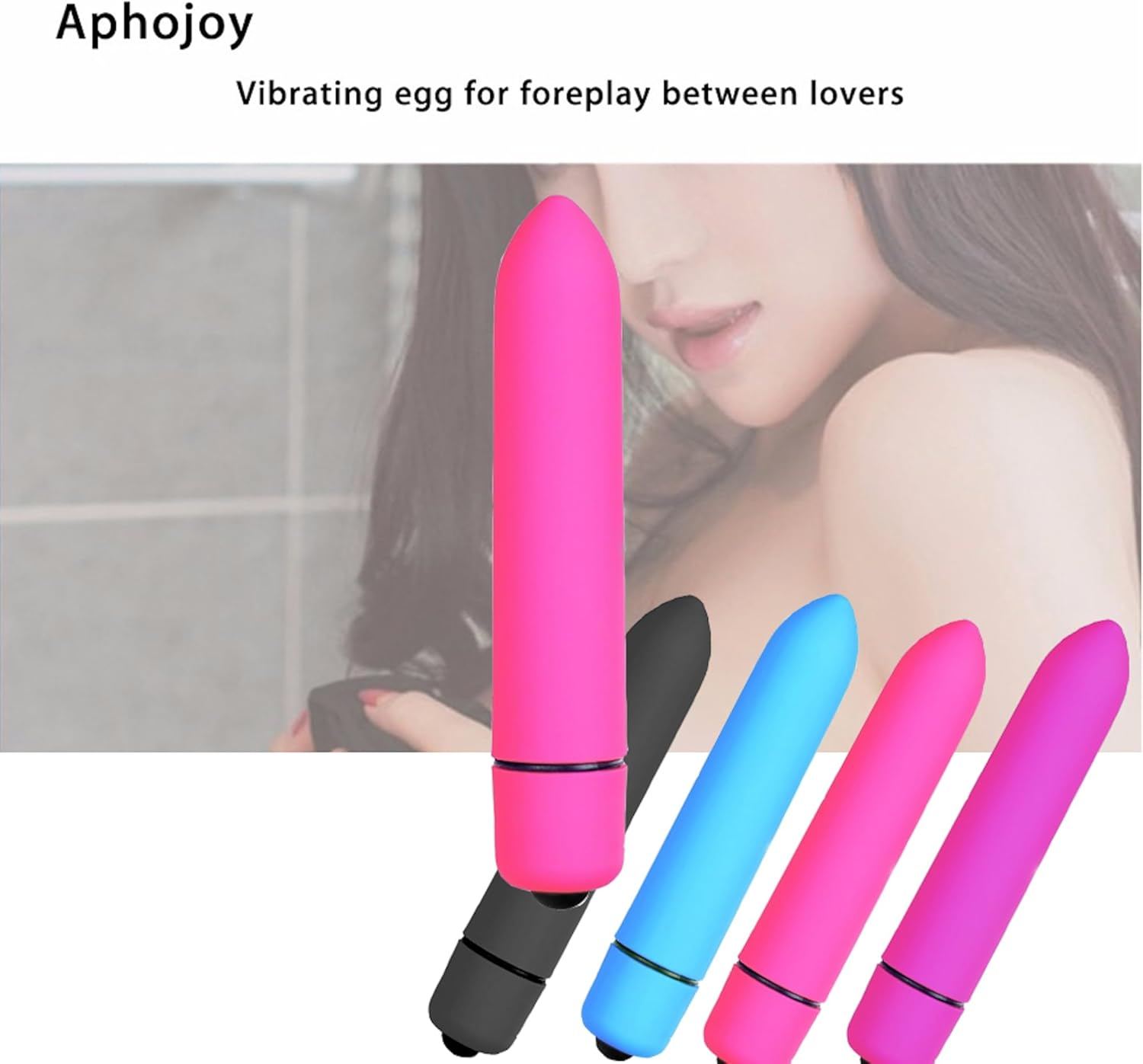 Mini Bullet Vibee - 10 Modes Rechargeable Bullet Waterproof -Toys for Women Men Adult (Black)