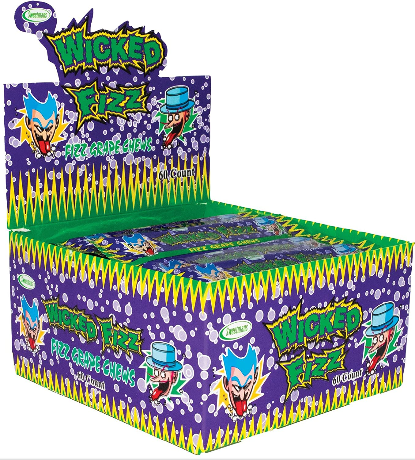 Wicked Fizz Grape Flavour 12G X 72 image number 1