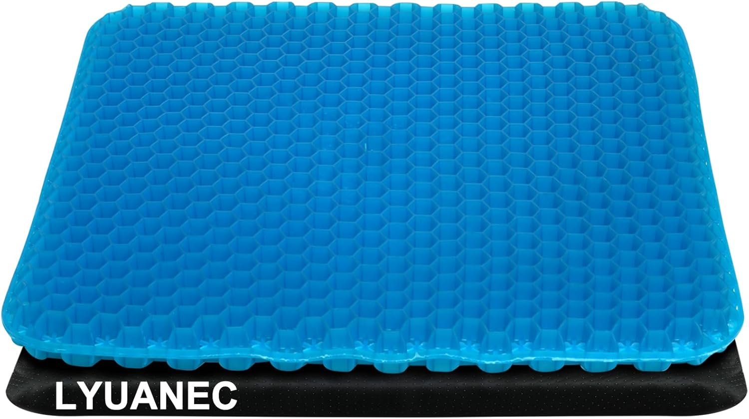 Gel Seat Cushion for Long Sitting - 20" X 20" X 1.8" (Extra Thick＆Soft) Gel Cushion for People over 140 Lbs, Pressure Relief Cushion for Office Chair, Egg Cushions for Wheelchair, Gel Pad for Car image number 6