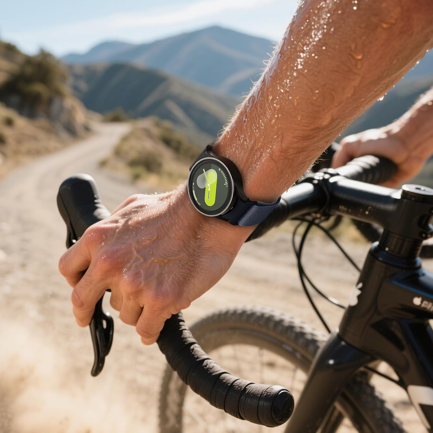 One Click Elastic Nylon Band for Samsung Galaxy Watch 7 6 5 4 Band Women Men 40Mm 44Mm/Galaxy Watch 6 4 Classic 47Mm 43Mm 42Mm 46Mm/5 Pro 45Mm/Fe, 20Mm No Gap Stretchy Parachute Buckle Watch Band image number 1