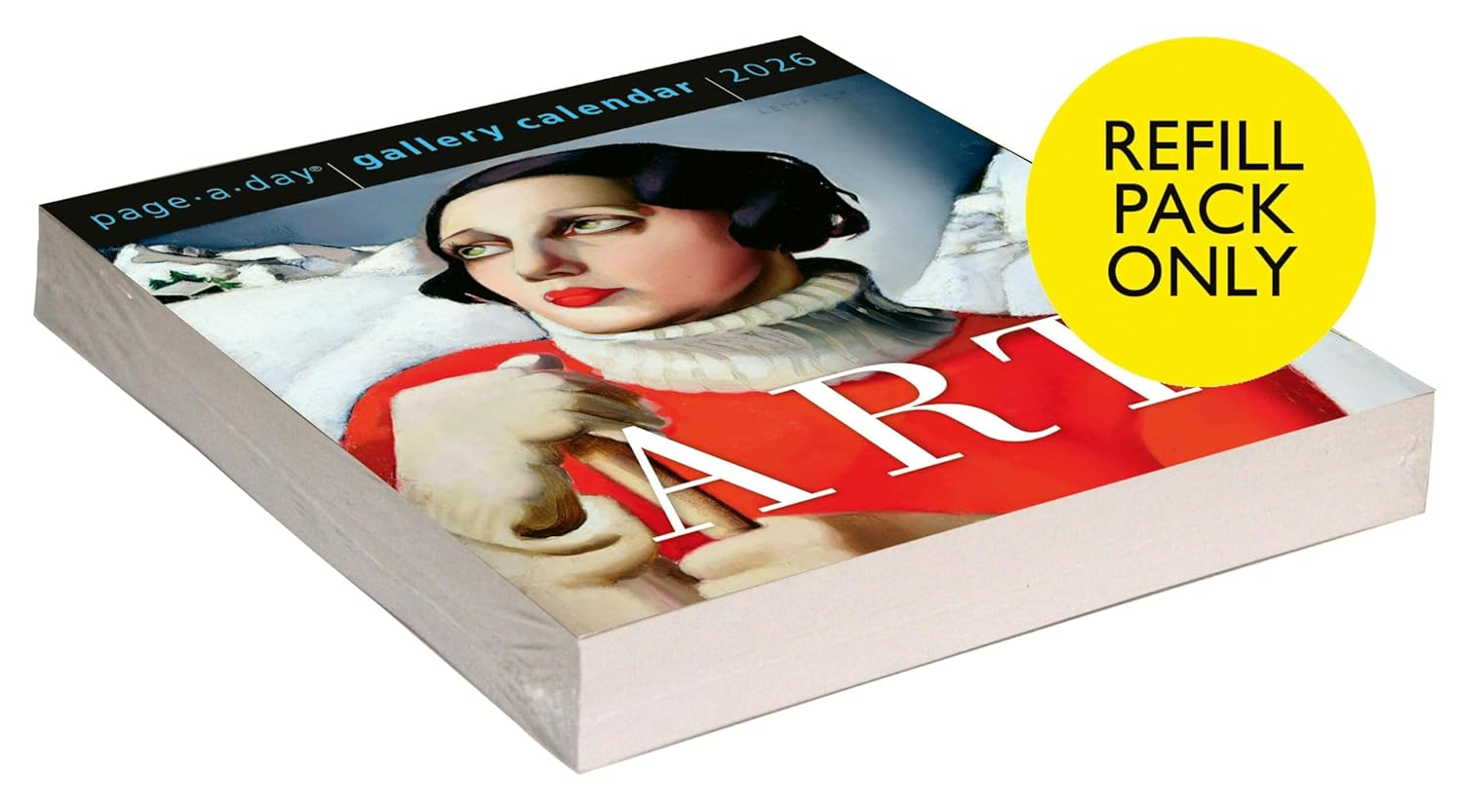 Art Page-A-Day Gallery Calendar Refill Pack 2026
