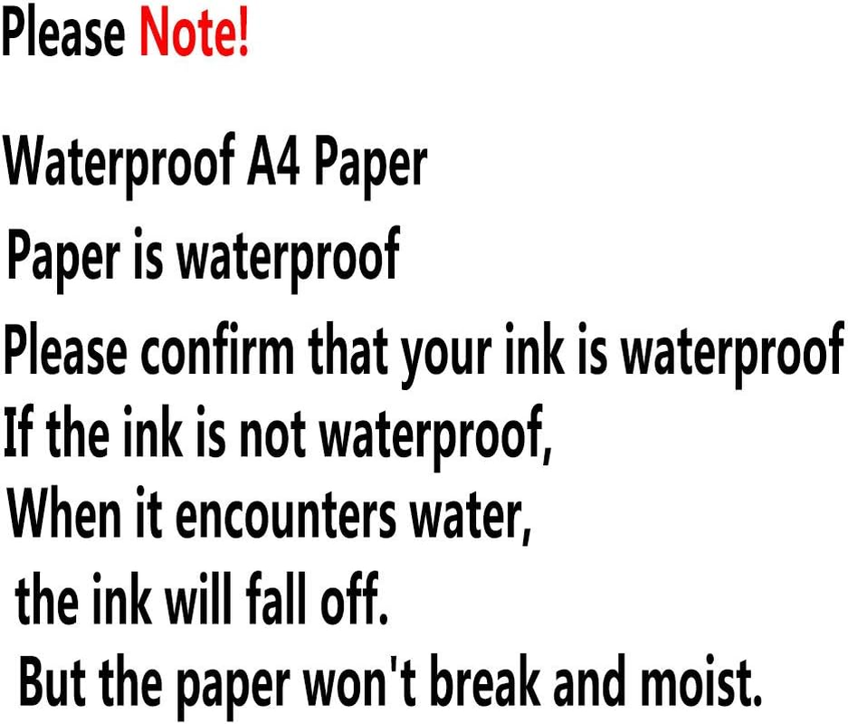 Sticker Paper Quality Waterproof A4 Clear Self Adhesive Sticky Back Label Printing Paper Sheet Inkjet Laser Printable (Transparent) image number 1