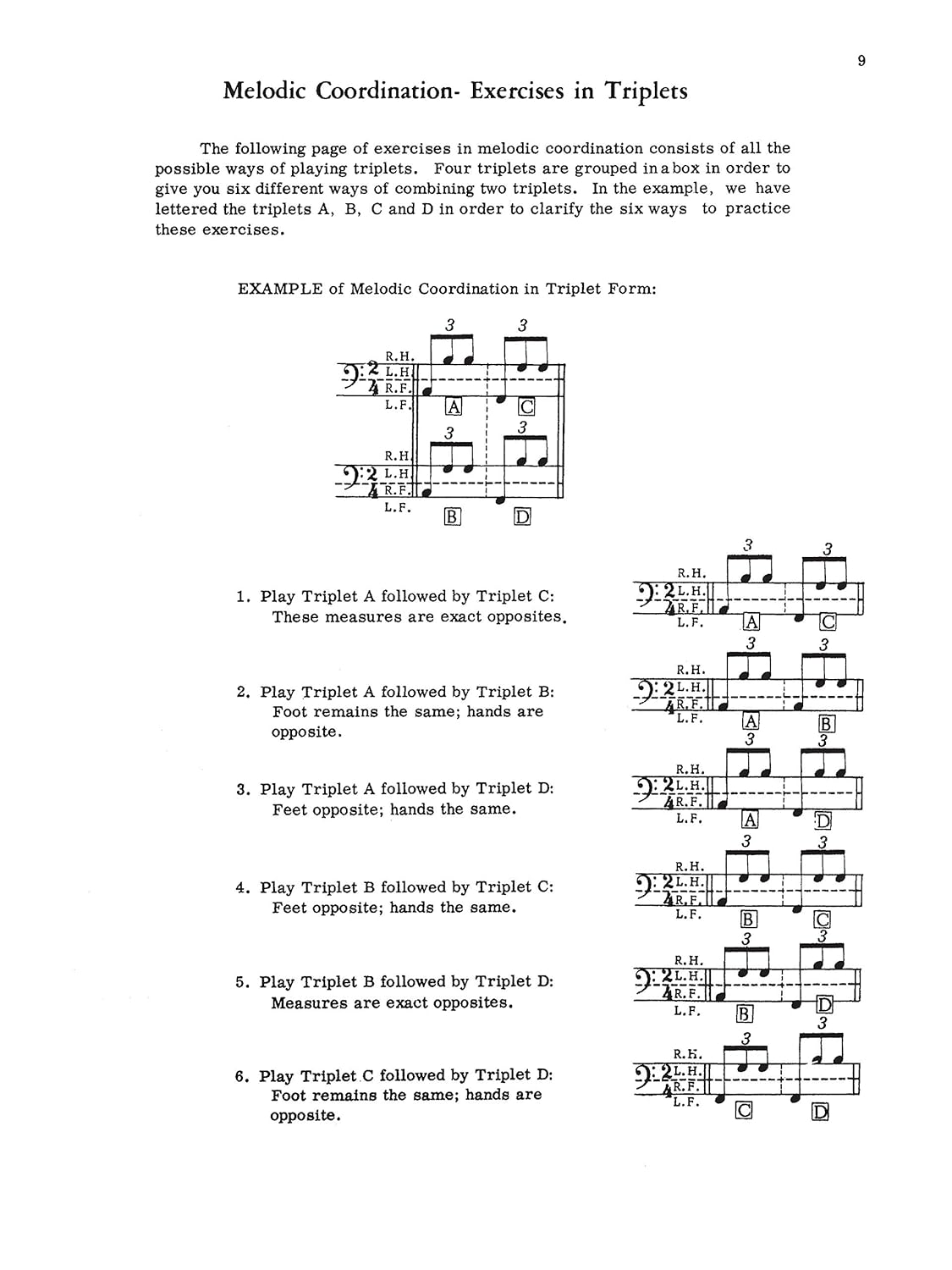 4-Way Coordination: a Method Book for the Development of Complete Independence on the Drum Set image number 5