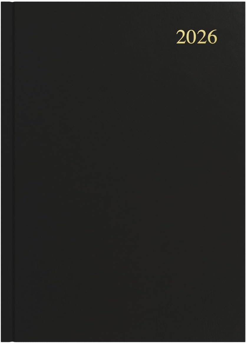 Collins - Essential 12 Month 2026 Diary/Planner, Week to View, A4 Hard Cover - Black image number 2