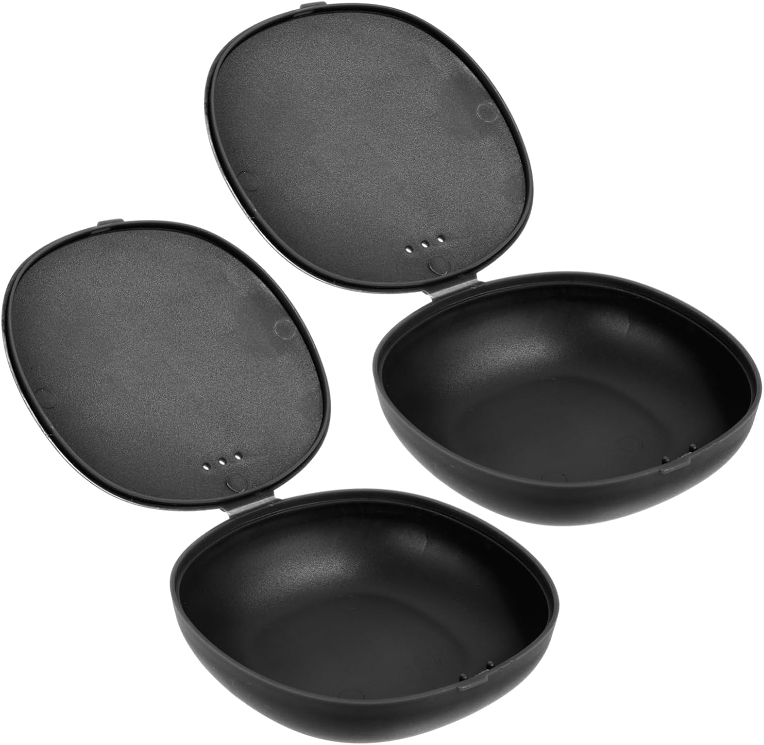 Outanaya Storage Box 2Pcs Plastic Carrying Case Travel Container for Women Period Cups Outdoor Carrier Black image number 6