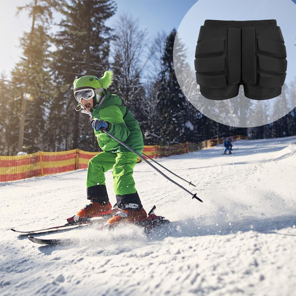 Skating Pads for Kids Ice Skating Accessories 3D Protection for Butt and Tailbone Kids HIPS Protective Pads XL image number 2