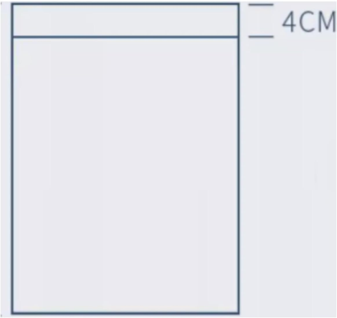 Self Seal Clear Poly Bags with Suffocation Warning, 30Cm X 40Cm, Extra Strong & Thick, FBA Sellers, Apparel Bags - 100 Pack