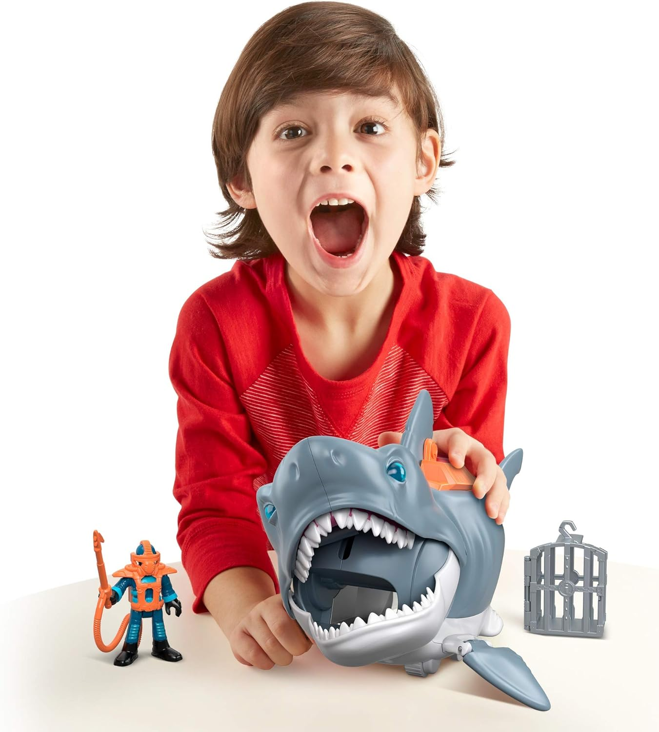 Fisher-Price Imaginext Mega Bite Shark, Multi Color, GKG77 image number 3