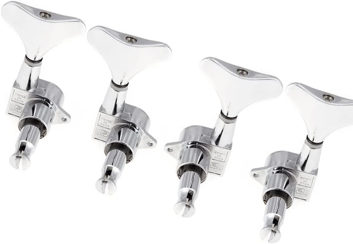 4 Chrome Sealed Tuning Pegs Tuners Machine Heads for Bass Guitar 2L+2R BBZY image number 6