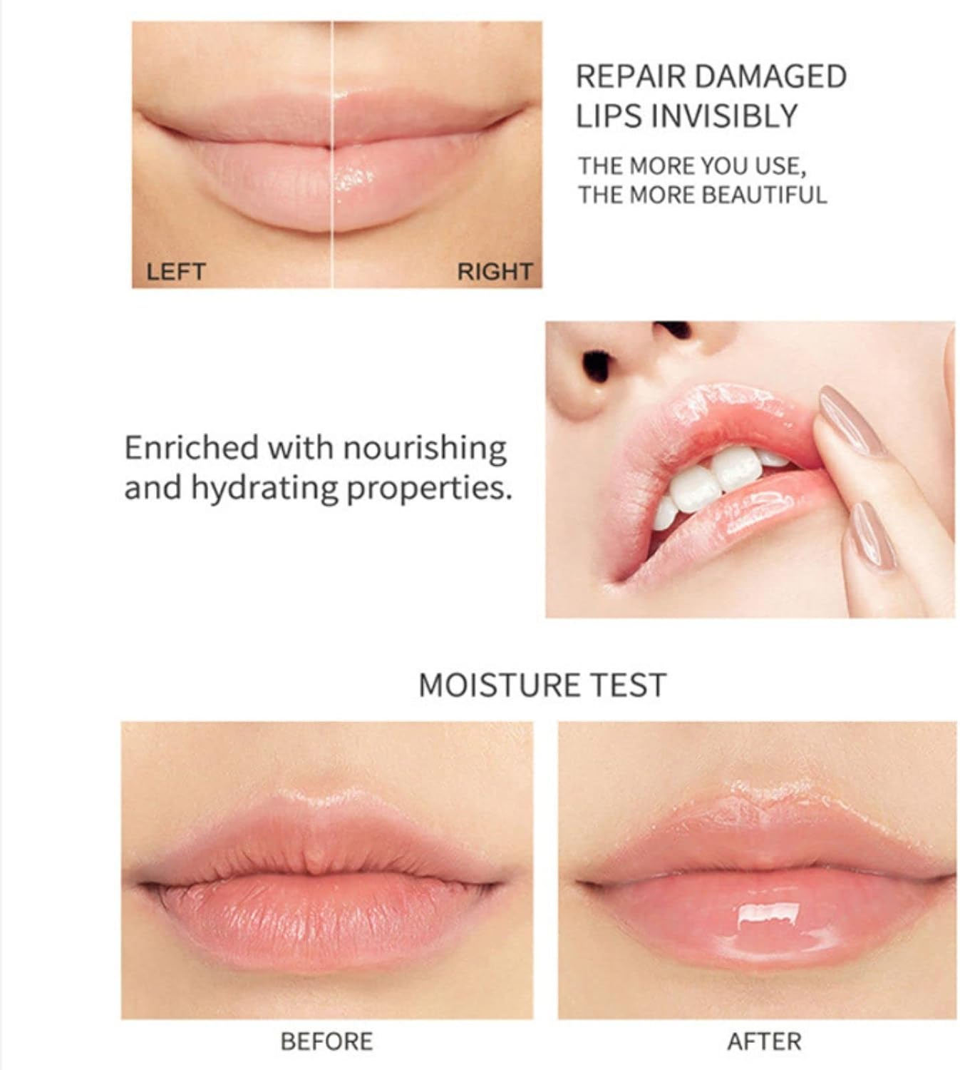 Joyeee Hydrating Lip Oil Set, 6 Pcs Fruit-Flavored Lip Gloss Set, Roll-On Lip Oil for Women Teenage Girls, Transparent Moisturizing No-Sticky Lip Gloss Lip Care - Lip Oil Set024 image number 2