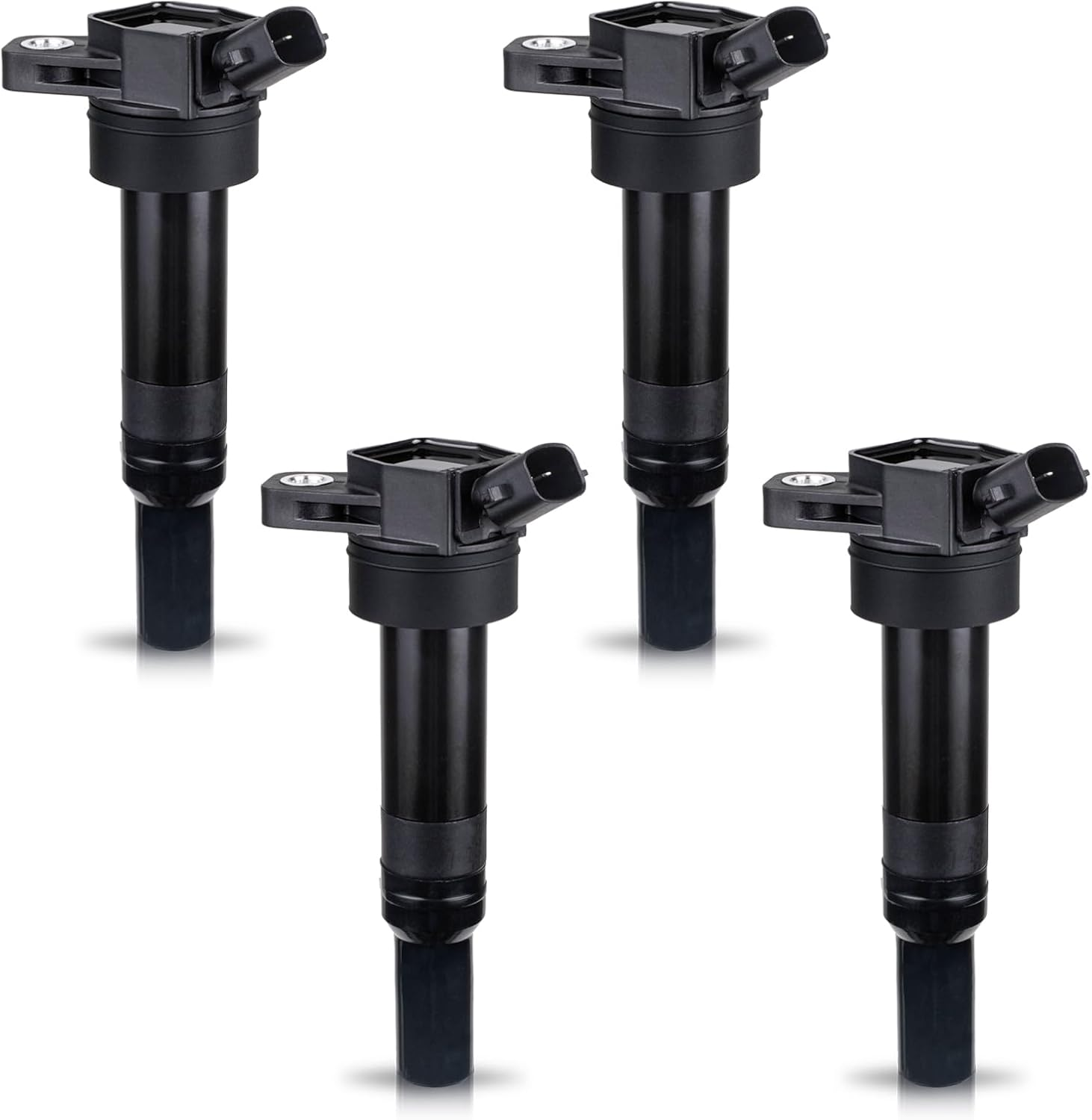 Pack of 4 Ignition Coils for 2011-2017 Hyundai - Elantra GT Coupe Tucson - 2014-2016 Kia Forte Soul 1.8L 2.0L 27300-2E000 273002E000 27301-2E000 273012E000 BLACK image number 3