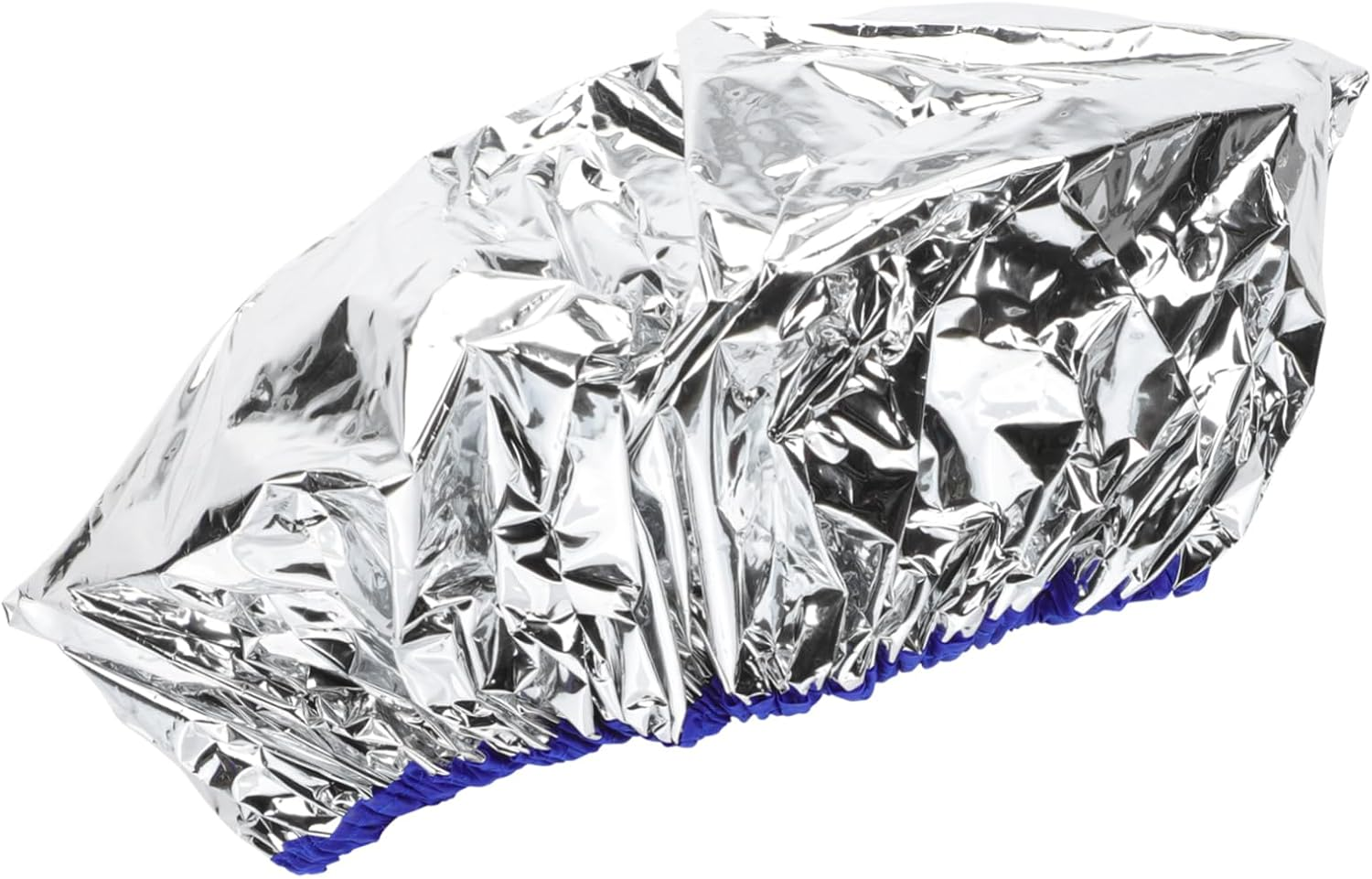 Hair Treatment Cap Silver Thermal Self-Heating Aluminum Foil Scalp Protection for Home Hair Care and Deep Conditioning image number 4