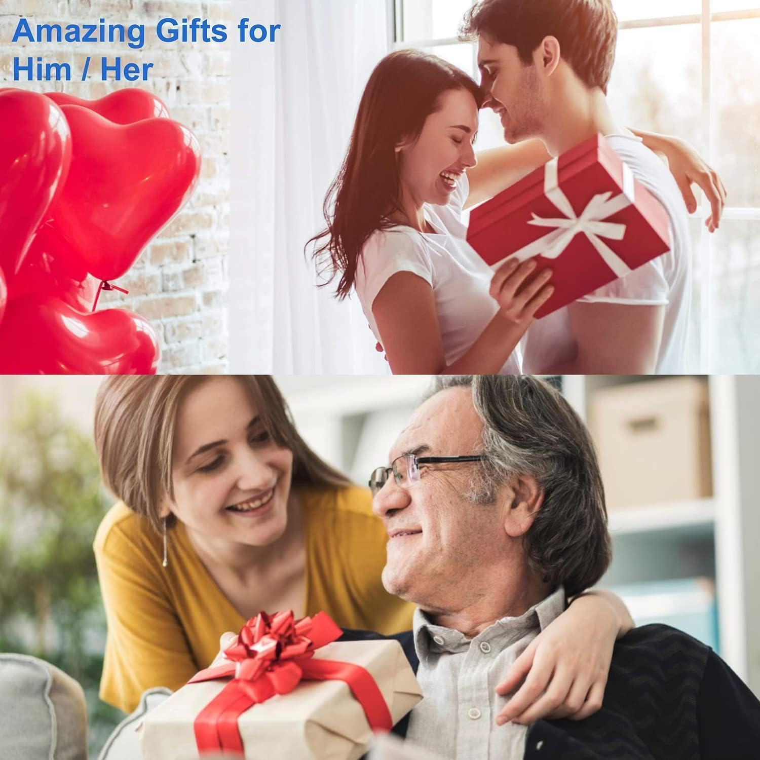 Flagest Magnetic Levitation Floating Globe - Levitating O Shape Globe with LED Lights for Educational Home Office Desk Decor - Birthday Holiday Party Chirstmas Gift (4Inches Globe), Blue 1, Medium image number 2