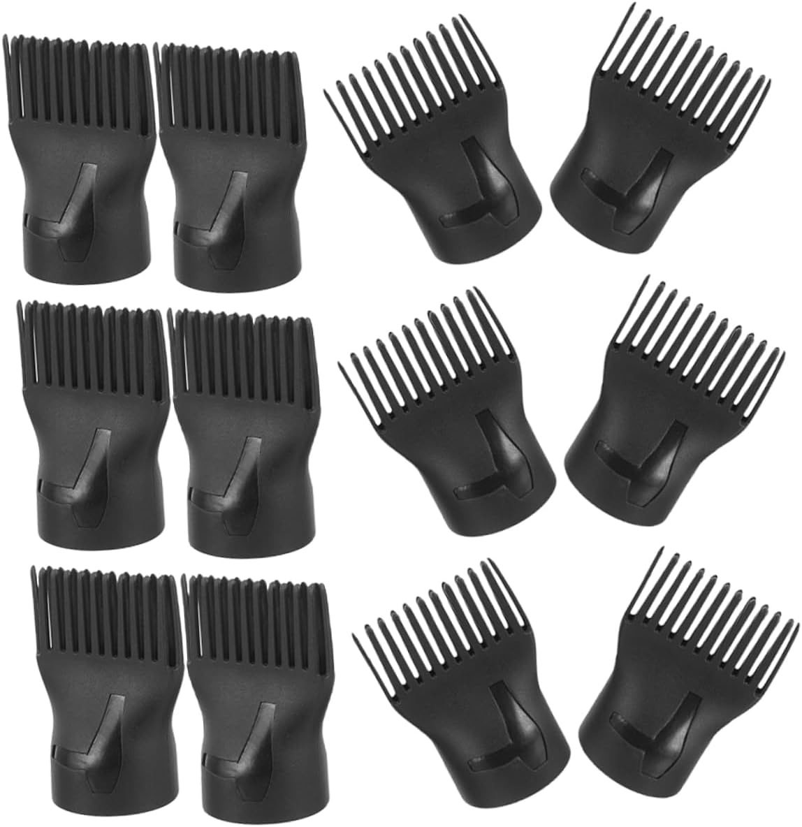 15Pcs High-Temperature Hair Dryer Diffuser Comb Attachments Blow Dryer Nozzle for Professional Styling Compatible Hair Types Home and Salon Use image number 4