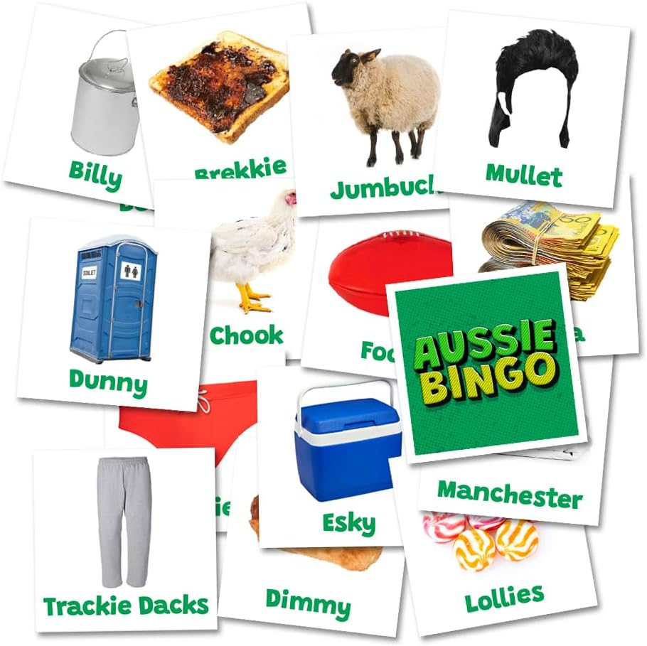 Aussie Bingo &ndash; Classic Australian Bingo Game for Everyone | Age 6+ | Fun Family Board Game Featuring Aussie Icons | Designed by Aussies for Aussie Families image number 2