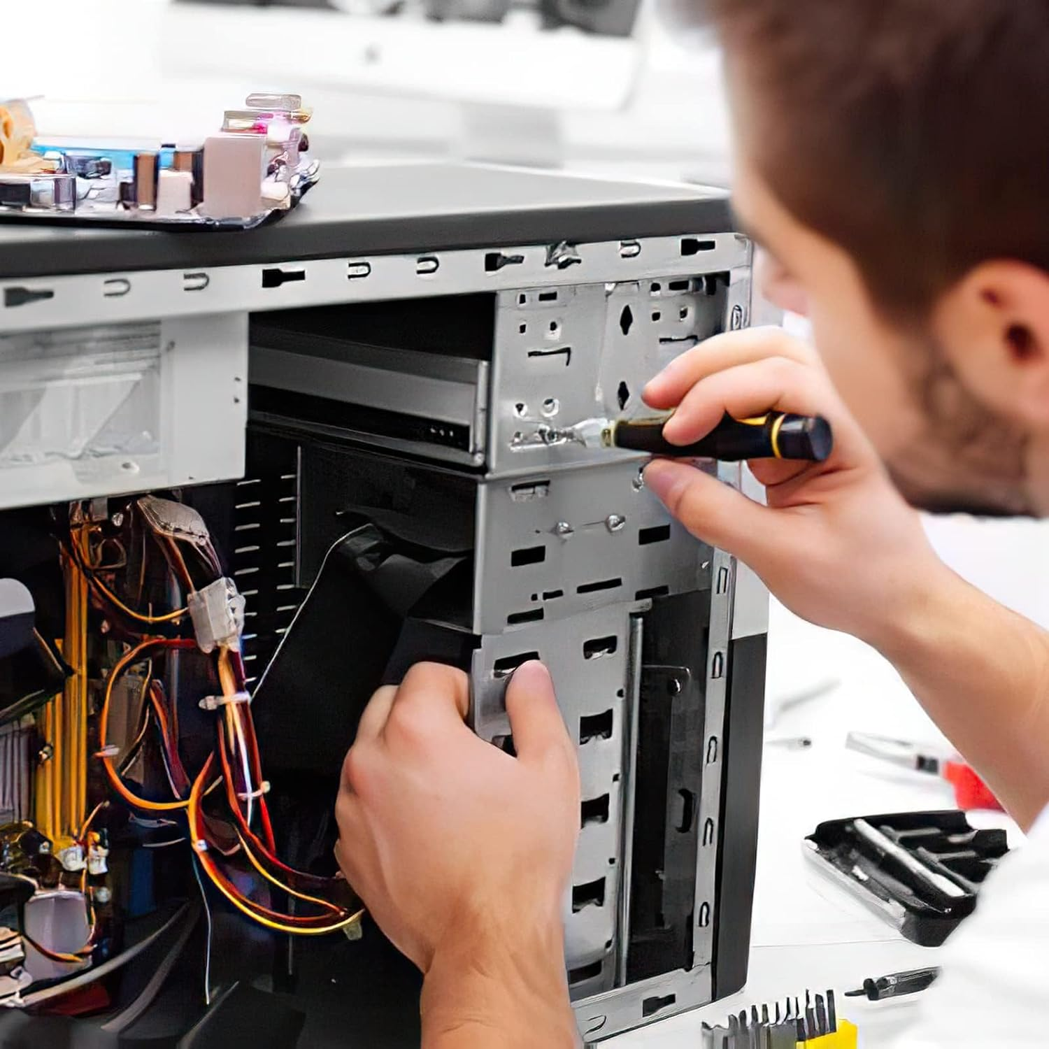 Laptop Computer Screws Kit, 500Pcs Micro Screws M2.5 M3 Flat Head Universal Computer Screws, Computer Screws Standoffs Kit Screw for Laptop Screw Replacement image number 3