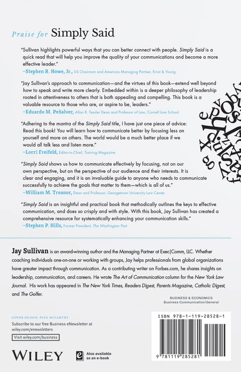 Simply Said: Communicating Better at Work and Beyond image number 1