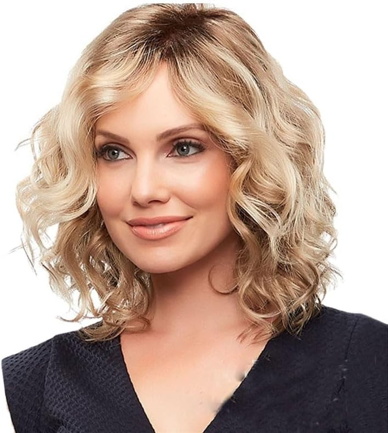 Women'S Wig Fabulous Mid-Length Wig with Swept Bang and Tousled Curls (Style1) image number 3
