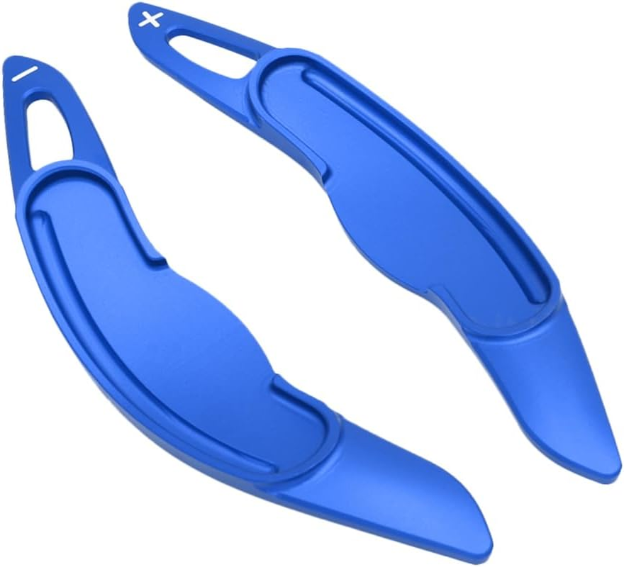 HIBEYO Paddle Shifter Extensions for BMW Mini MK3 F54 F55 F56 F57 F60 Cooper Metal Steering Wheel Paddle Shifter Trim Cover Interior Decoration Accessories Aluminum Alloy-Red