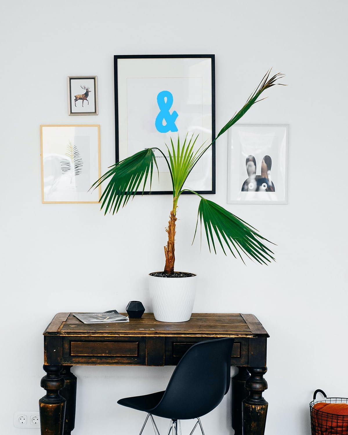 2 Inch Sticky Vinyl Letter Number Stickers, 4 Sheets Self Adhesive Stick on Alphabet Symbol Sticker for Scrapbook, Bottle Decor - Light Blue image number 2