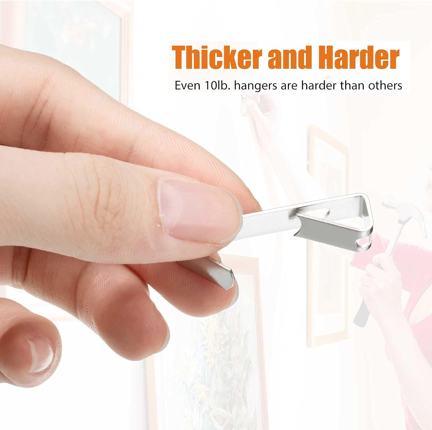 227Pcs Picture Hanging Kit, Picture Hangers, Nails for Hanging Pictures, Wall Hangers, Frame Hardware image number 2