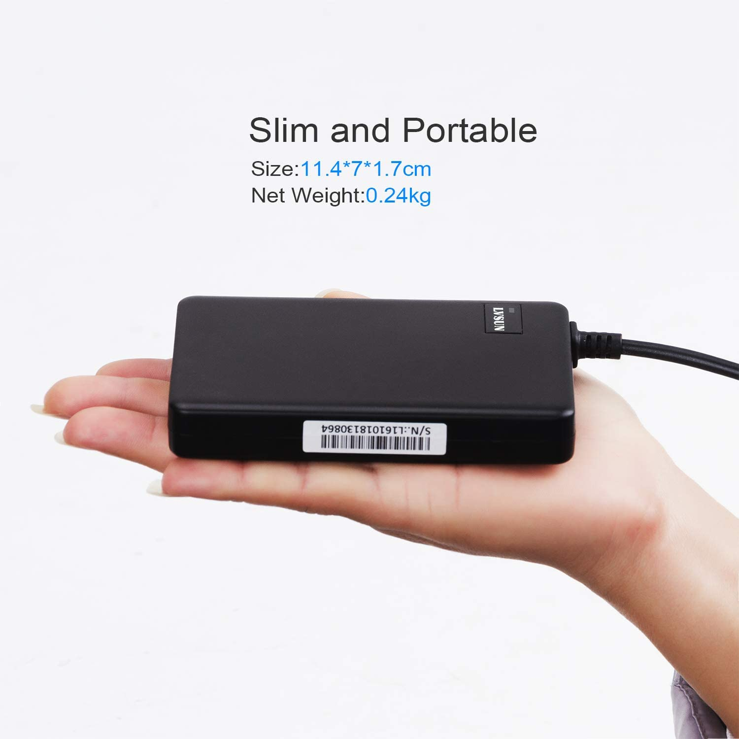 Universal Laptop Charger 90W Slim AC Power Supply Adapter with Dual USB Port for Mobile/Tablet - Compatible with Lenovo Samsung HP Acer Asus and More - AC 100V-240V, DC 18.5V -20V image number 2