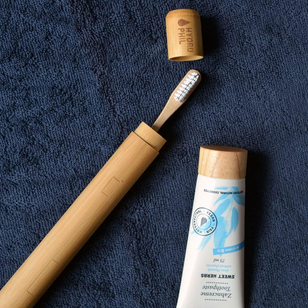 Hydrofill Toothbrush Case Bamboo Toothbrush Holder