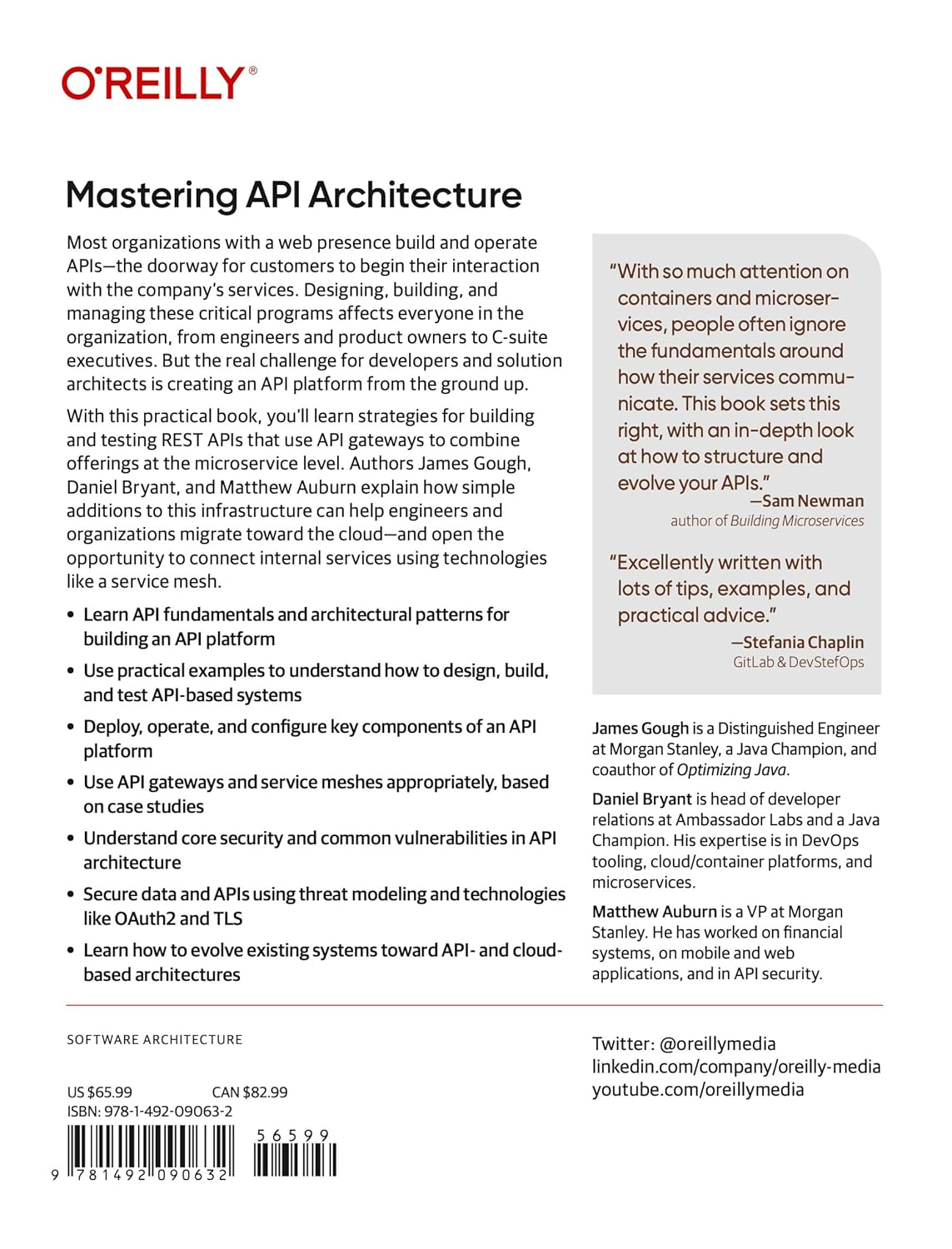 Mastering API Architecture: Defining, Connecting, and Securing Distributed Systems and Microservices image number 1