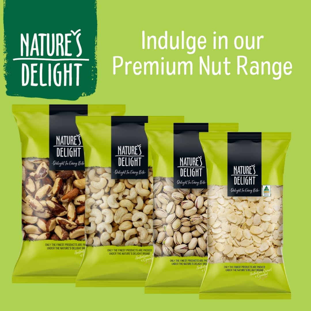 Nature&rsquo;S Delight Australian Blanched Almond Flakes 375G &ndash; Sliced Almonds for Baking & Cooking | Premium Natural Almond Nuts