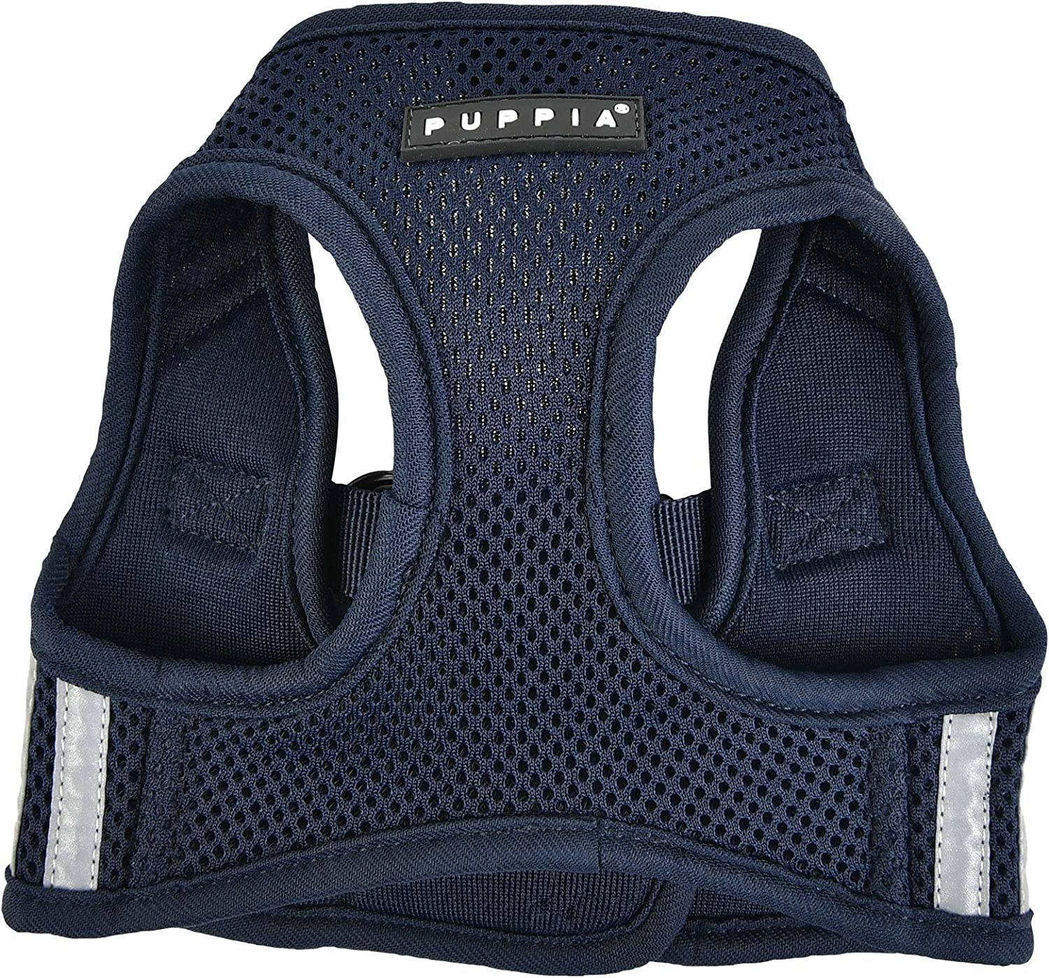 Puppia Soft Mesh Dog Vest Navy with Reflective Strips Small image number 1