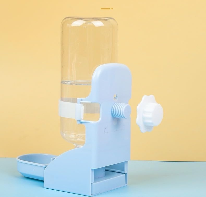 Pet Water Dispenser for Rabbits Automatic Waterer No Leak Water Bottle with Stand Suitable for Bunny Chinchilla Guinea Pig Hedgehog Ferret, Blue image number 2