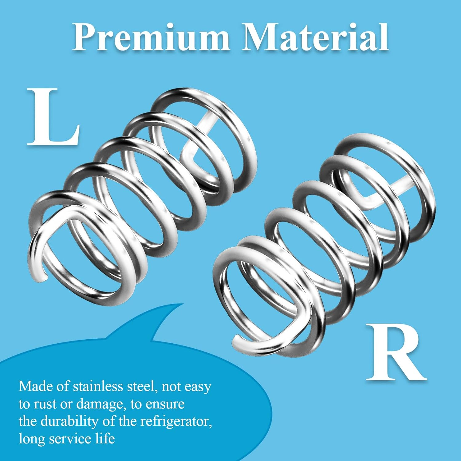 Spring Assembly Kit 3-In-1 Left for Dometic RV Camper Trailer Single Door Fridge Freezer (Spring Combo) image number 4