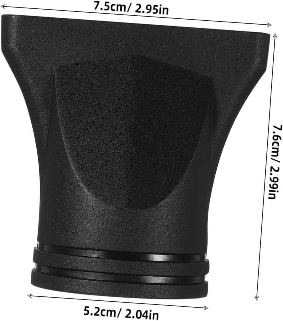 Beaupretty 2Pcs Hair Dryer Nozzle Attachment 4.5Cm Blow Dryer Concentrator Nozzles Universal Hairdressing Accessories for Salon Styling and Curly Hair Care image number 1