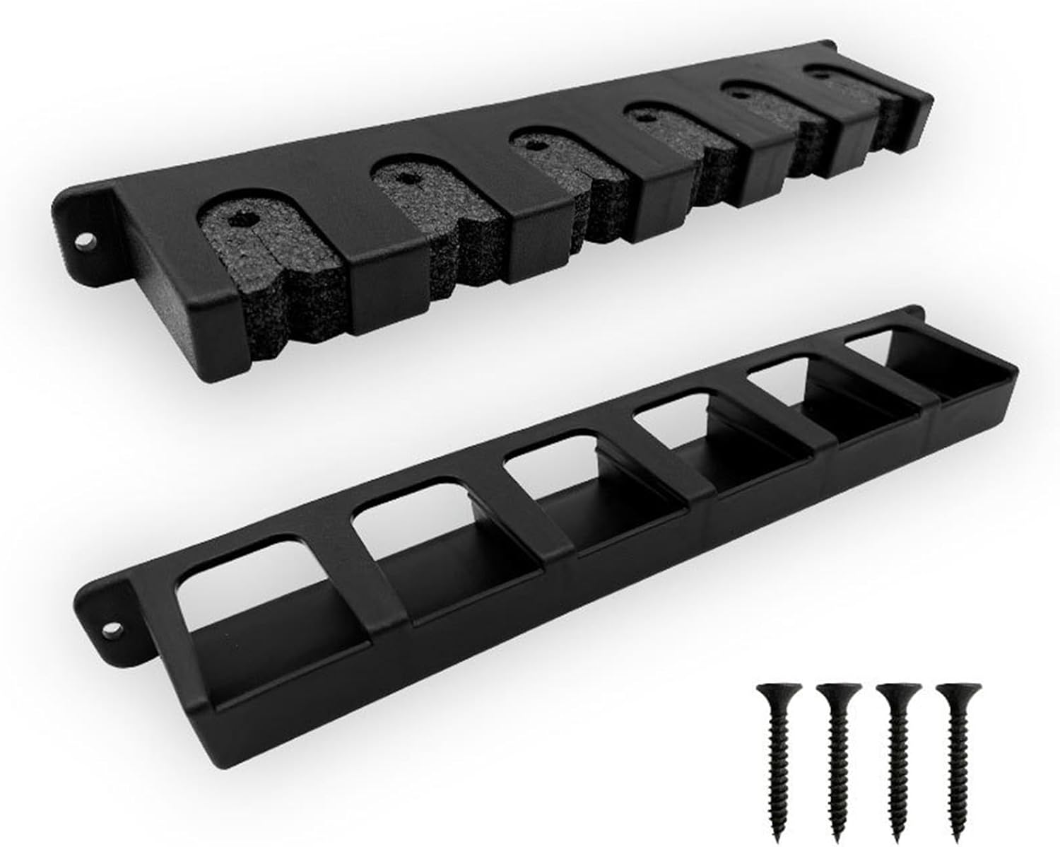 Vertical Fishing Rod Holders Wall-Mounted Fishing Rod Racks & Rod Holders | Rod Management Storage Compact Fishing Rod Rack Holds up to 6 Rods image number 6