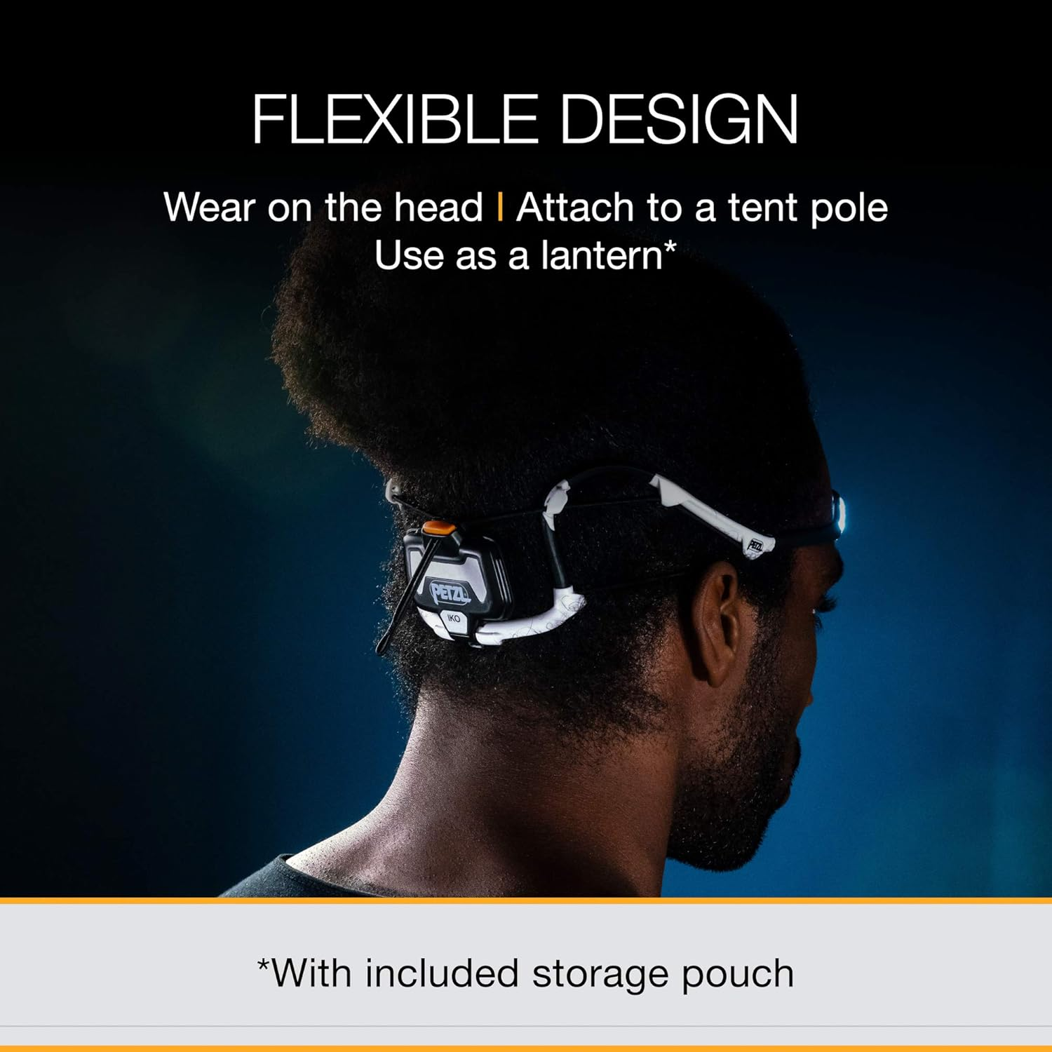 PETZL - IKO Headlamp - Unisex, Black, One Size image number 2