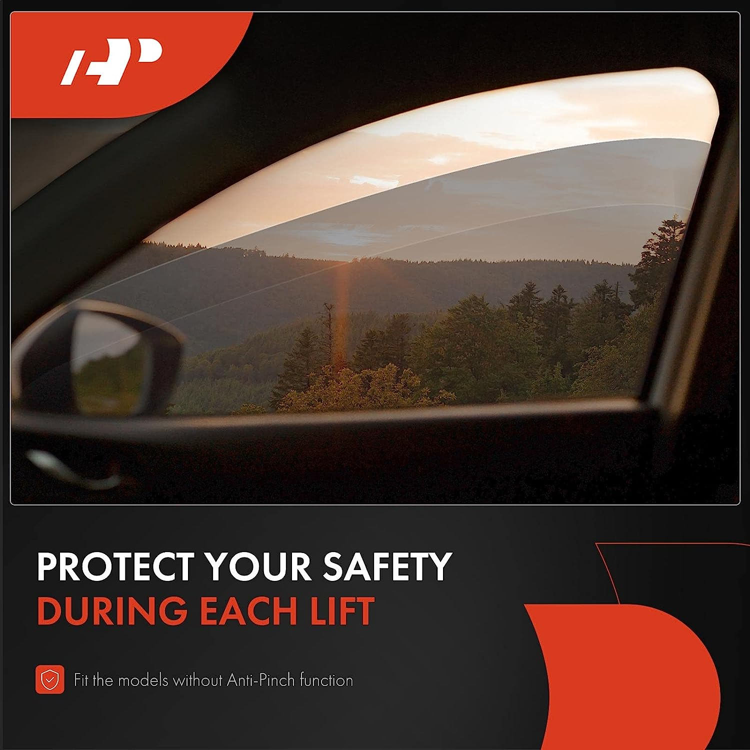 A-Premium Front Left Driver Side Power Window Lift Motor with 4-Pin Plug Compatible with Honda CR-V CRV 1997-2001, Prelude 1997-2001, Civic 1995 & Acura Integra 1994-2001 image number 4