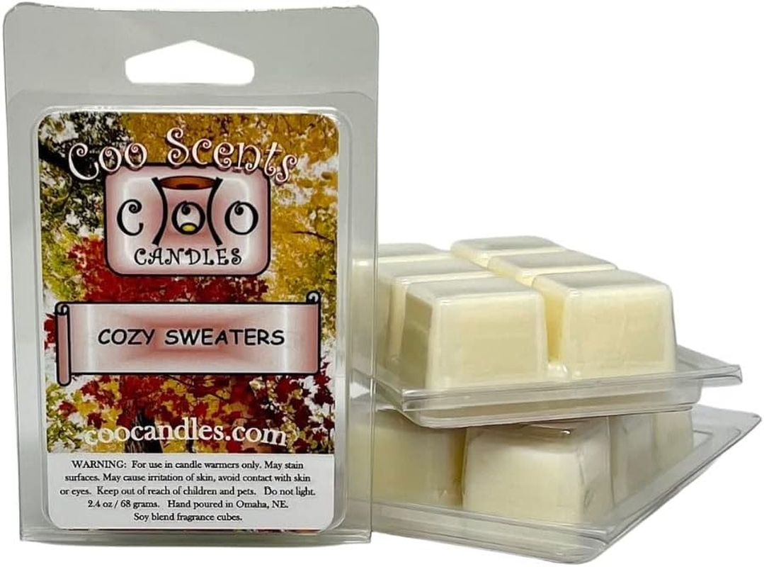 3 Pack Soy Wickless Candles Highly Scented Wax Melts - Sweater Weather Dup - Great for Winter and Christmas! image number 1