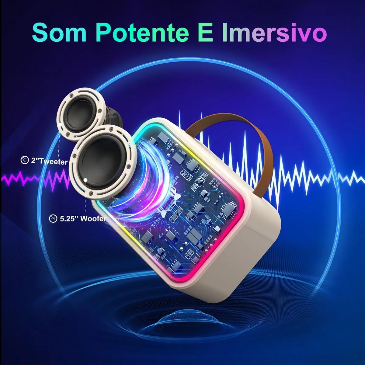 JYX Karaoke Machine with 2 Wireless Microphones for Adults, Bluetooth 5.3 Karaoke Microphone Wireless System with LED Lights, Portable Karaoke Speaker for Party (30W)