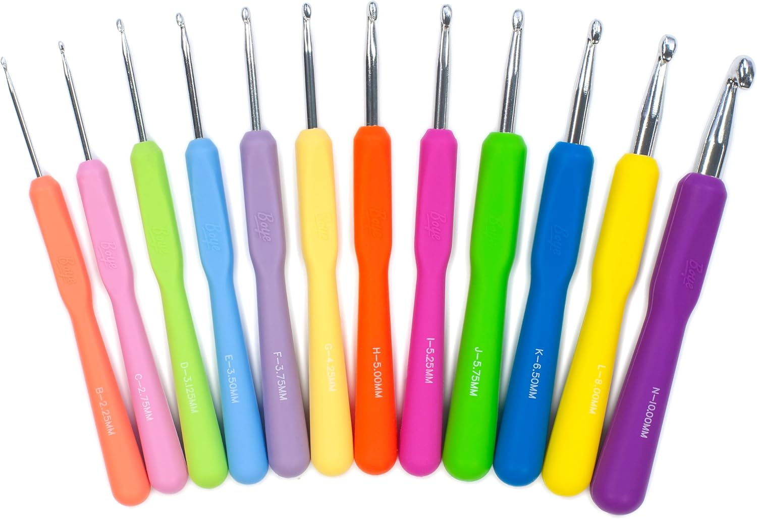 Boye Ergonomic Crochet Hook 12 Piece Set image number 3