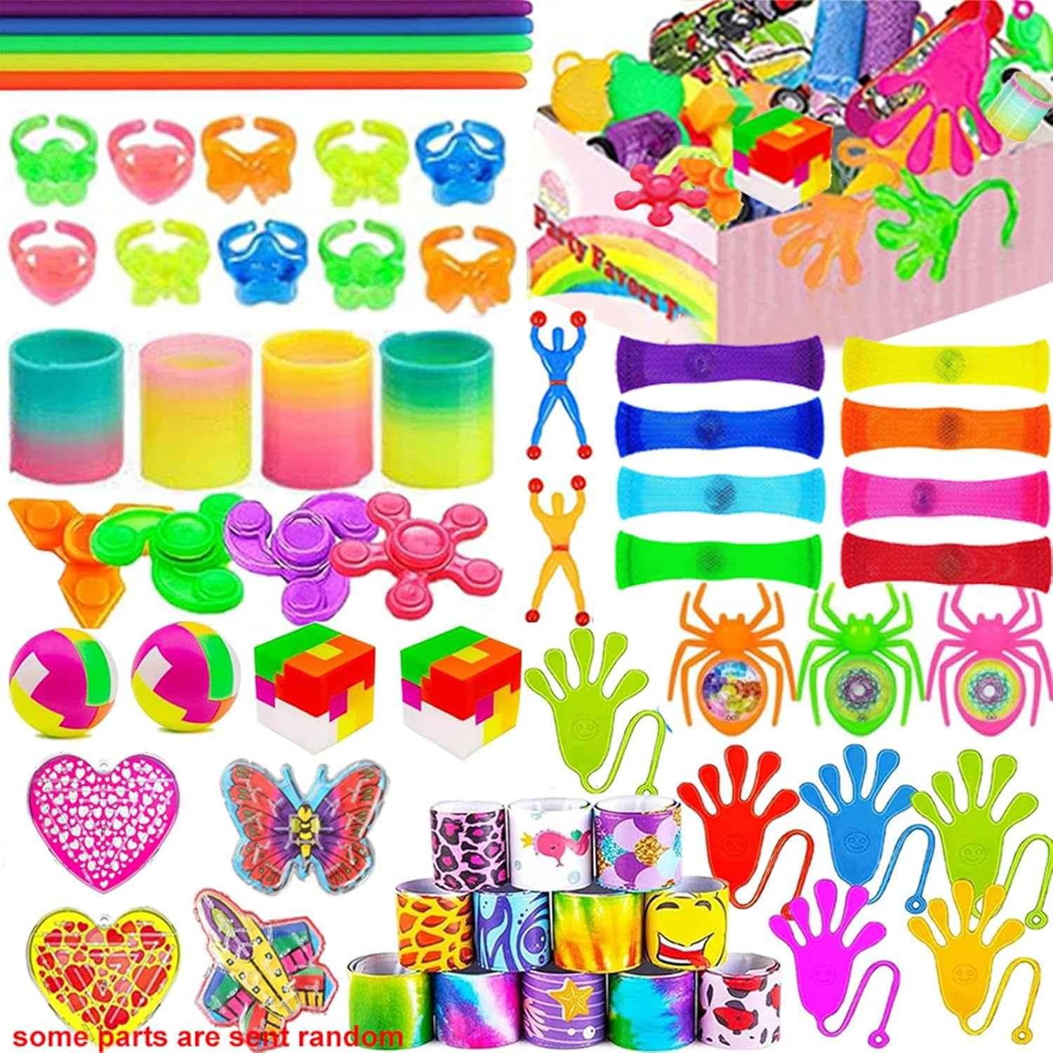 62 PCS Party Favours for Kids Prizes Box Toys, Goodie Bags Stuffers for Classroom Reward Prizes, Birthday Gifts Toys, Treasure Chest Toys, Carnival Prizes Christmas Gifts for Kids 3-5 6-8 8-12 image number 4