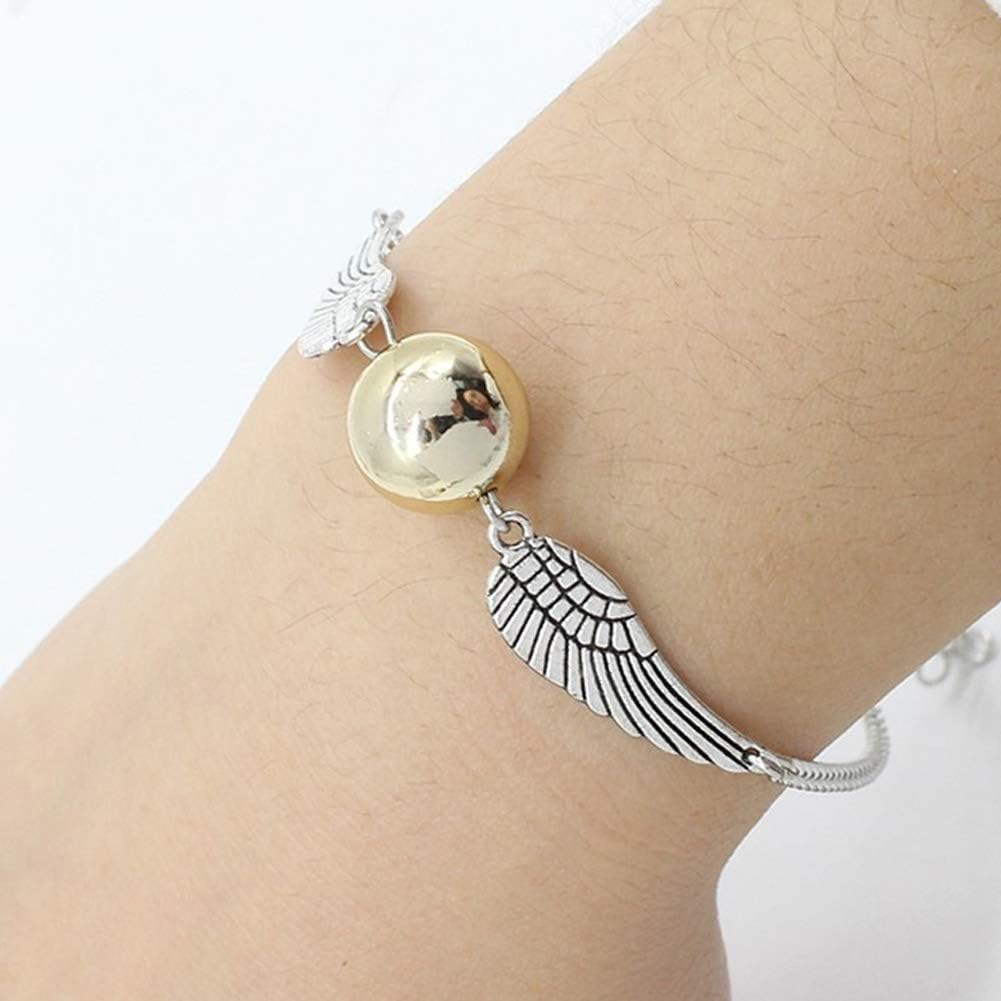 Golden Snitch Chain Harry Potter Bracelet for Harry Potter Fans Gifts Collection or Decorations Magical Cosplay Costume Jewellery Gift Men and Women Creative Gift image number 2