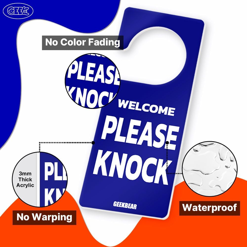 Do Not Disturb Door Hanger Sign (06. Dance, 2 Pack) image number 4