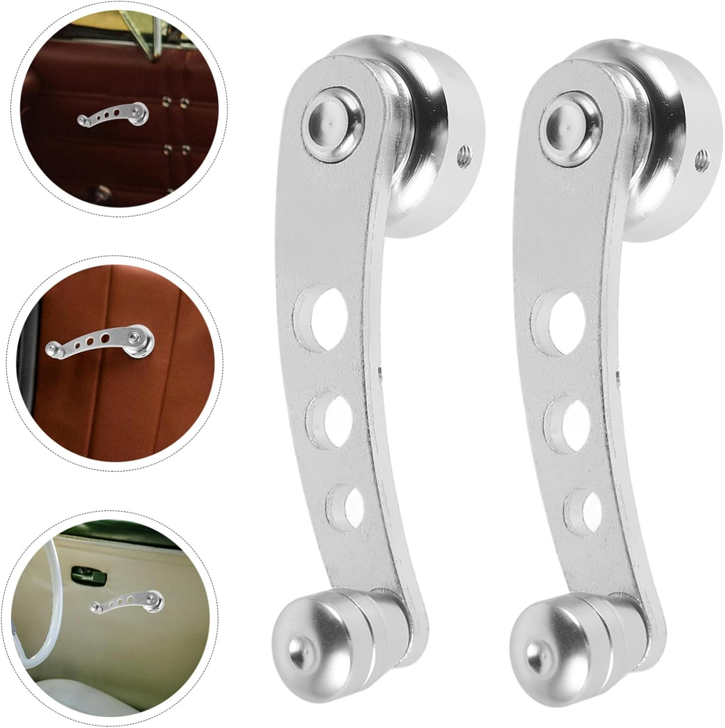 4Pcs Car Window Handle Replacement Window Crank Handle Easy to Install image number 2