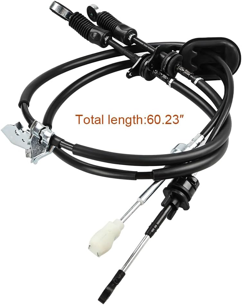 Manual Shifter Cables Replacement for 54310-SDA-L02 Shift Cable Compatible with Honda Accord 2003-2007 Euro-R 2001-2006 TSX 2004-2008 for 5/6 Speed K24 Transmission