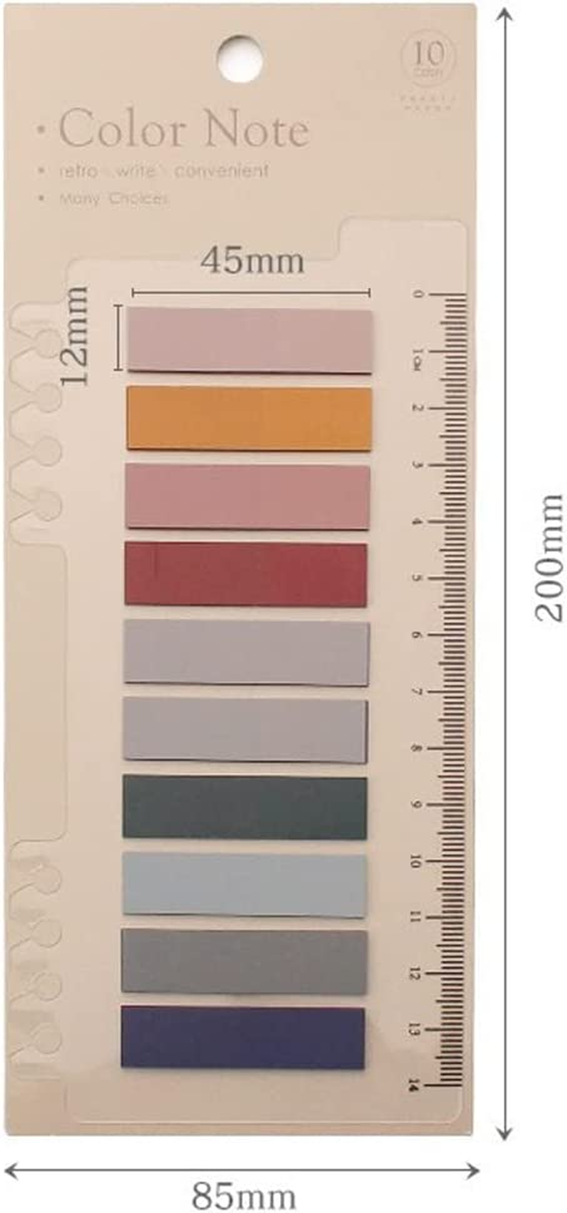 Pyhot 9 Set 1800 Pieces Index Tabs Flags, Mini Memo Page Markers Bookmarks Text Sticky Notes image number 1