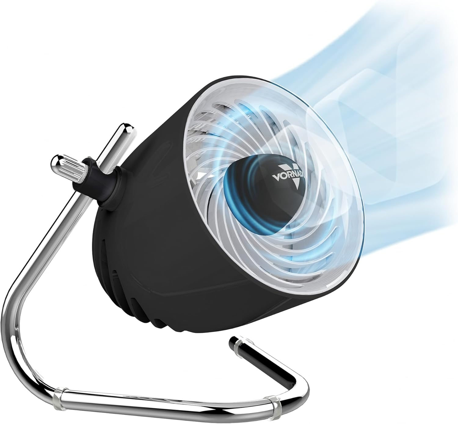 Vornado Pivot Personal Air Circulator &ndash; Black &ndash; Compact Desk & Nightstand Fan with 3 Speeds, 180&deg; Pivoting Head, Quiet Operation & Multi-Directional Airflow for Personal Spaces image number 2